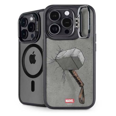 Marvel Thor Thor’s Hammer Mjolnir iPhone 15 Pro Kickstand Case